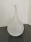 Weiße Vase aus Muranoglas in Tropfen-Optik von Salviati 2