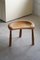 Mid-Century Danish Tripod Stool in Solid Oak Wood, 1950s 10