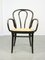 Black No. 218 Wide Armchair Chair by Michael Thonet 1