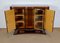 Art Deco Wood and Brass Buffet, 1930s 4