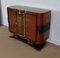 Art Deco Buffet aus Holz & Messing, 1930er 3