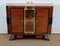 Art Deco Buffet aus Holz & Messing, 1930er 20