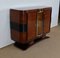 Art Deco Buffet aus Holz & Messing, 1930er 2