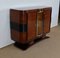 Art Deco Wood and Brass Buffet, 1930s 2