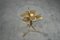 Small Side Table With Gilded Leaves, 1960s, Image 1