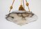 Art Deco Alabaster Hanging Lamp, Image 4