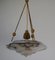 Art Deco Alabaster Hanging Lamp 5