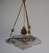 Art Deco Alabaster Hanging Lamp, Image 5