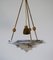Art Deco Alabaster Hanging Lamp 6