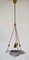 Art Deco Alabaster Hanging Lamp 1