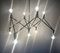 German Chandelier Light Structure with 9 Burning Points from Kinkeldey, 1960s 13