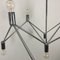 German Chandelier Light Structure with 9 Burning Points from Kinkeldey, 1960s 4