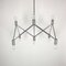 German Chandelier Light Structure with 9 Burning Points from Kinkeldey, 1960s, Image 2