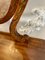 Espejo de tocador victoriano antiguo de madera satinada, Imagen 11