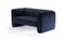 Deep Blue Velvet Jacob Sofa by Collector, Image 3