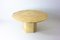 Blonde Travertine Dining Table, Italy, 1970s 1