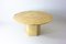 Blonde Travertine Dining Table, Italy, 1970s, Image 1