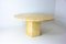 Blonde Travertine Dining Table, Italy, 1970s 2