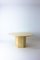 Blonde Travertine Dining Table, Italy, 1970s 6