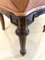 Antike viktorianische Esszimmerstühle aus geschnitztem Nussholz, 4er Set 11