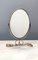 Vintage Italian Vanity Mirror with Brass Frame 5