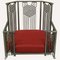 Large Italian Chinoiserie Lounge Chair by Giorgetti, 1970s, Image 1