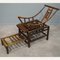 Antique Chinese Handcrafted Bamboo Lounge Chair, 1860s 7