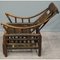 Antique Chinese Handcrafted Bamboo Lounge Chair, 1860s 4
