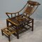 Antique Chinese Handcrafted Bamboo Lounge Chair, 1860s, Image 2