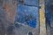 JB Thiery, Peinture Abstraite Bleue, 1962, Huile sur Panneau de Bois, Encadrée 4