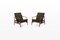 Easy Chairs Model 340 by Poul Volther for Frem Røjle, 1960s, Set of 2 1