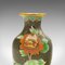 Kleine japanische Vintage Cloisonne Posy Blumenvasen aus Keramik, 2er Set 9