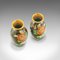 Small Vintage Japanese Ceramic Cloisonne Posy Flower Vases, Set of 2 8