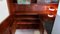 Libreria ad angolo autoportante Mid-Century con scrivania, Italia, anni '50, set di 2, Immagine 12