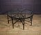 Stitched Leather and Brass Table by Jacques Adnet, Image 8