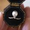 V14k White Gold Ring with Pearl and Diamond 0.03 Ct, 60s / 70s 1