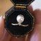 14 Karat Weißgold Ring mit Perle und Diamant von 0,03 Ct, 1960er 1