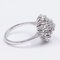 18k White Gold Dome Ring with Diamonds, Image 3