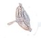 Anello acquamarina in oro rosa 14 carati, argento e diamanti, Immagine 2