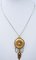 14 Karat Yellow Gold Pearls Brooch / Pendant Necklace 4