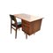 Mid-Century Danish Teak Desk and Chair, Set of 2 2
