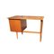 Scrivania e sedia Mid-Century in teak, Danimarca, set di 2, Immagine 4