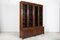 Slim English Glazed Bookcases in Oak, Set of 2, Image 5