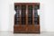 Slim English Glazed Bookcases in Oak, Set of 2, Image 2