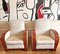 Large Art Deco Convertible Armchairs, Set of 2 9