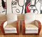 Large Art Deco Convertible Armchairs, Set of 2, Image 9