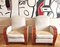 Large Art Deco Convertible Armchairs, Set of 2, Image 1