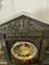 Large Antique Victorian Marble and Bronze Mantle Clock 4
