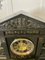 Large Antique Victorian Marble and Bronze Mantle Clock, Image 4