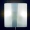 Vintage White Murano Glass Wall Lamp, Italy, 1980s 2
